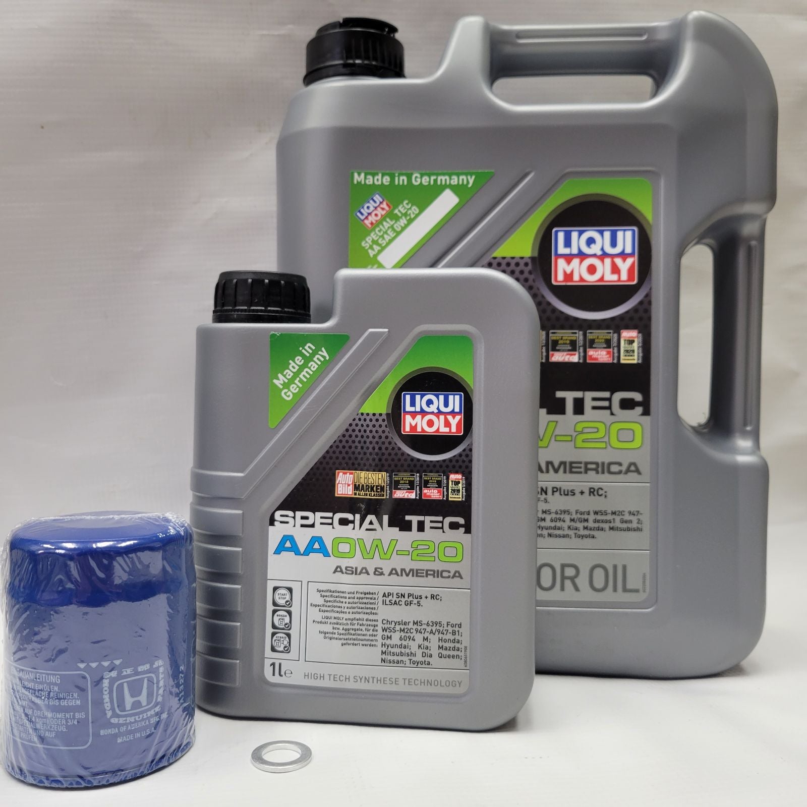 USR 2017+ Civic Type R Oil Change Package Liqui Moly 0W20 AA