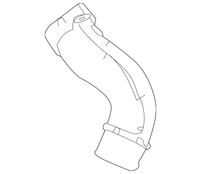Honda OEM Turbocharger Outlet Pipe for 2017+ Honda Civic Type R FK8