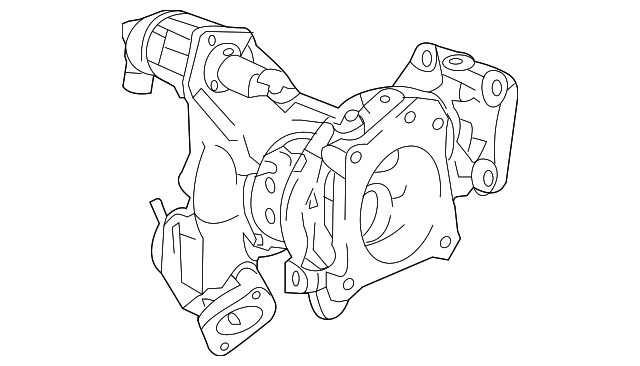 Honda OEM Turbocharger Assembly for 2017+ Honda Civic Type R