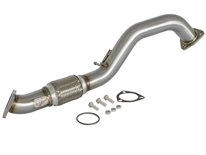 aFe Power Elite Twisted Steel 2.5in Rear Down-Pipe Mid-Pipe 16-17 Honda Civic I4-1.5L Turbo
