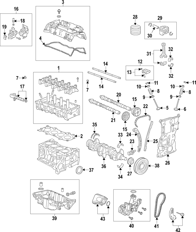 Honda OEM Exhaust Valves for 2017+ Honda Civic FK8 Type R