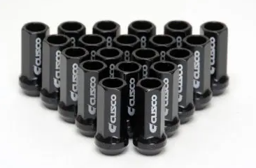 Cusco Universal Wheel Lug Nut Set M12 x P1.5mm - Black