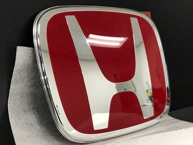 Honda OEM - Front Red Emblem - 2017-2019 Civic Type R