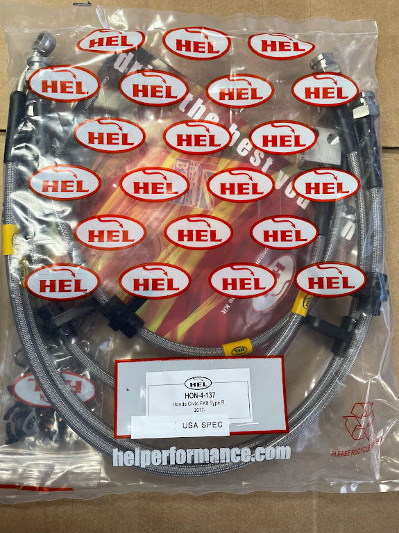 HEL Braided Brake Hoses for 2017+ Honda Civic Type-R