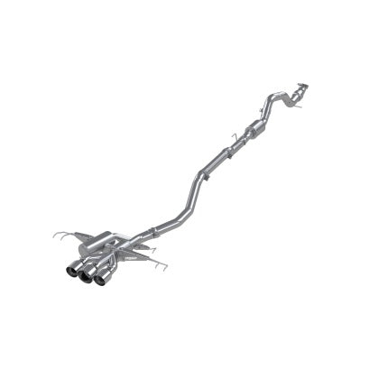 MBRP T304 Stainless Steel 3.0in Cat-Back w/Triple Center Outlet - 17+ Civic Type-R FK8