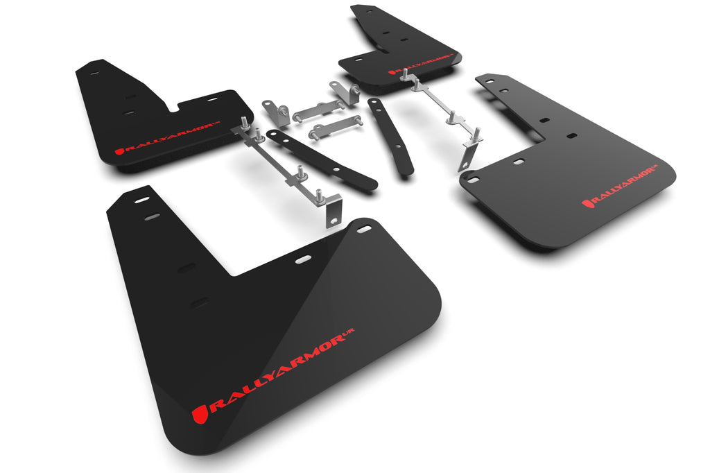 Rally Armor Black UR Mud Flap Red Logo - 2023 Toyota GR Corolla