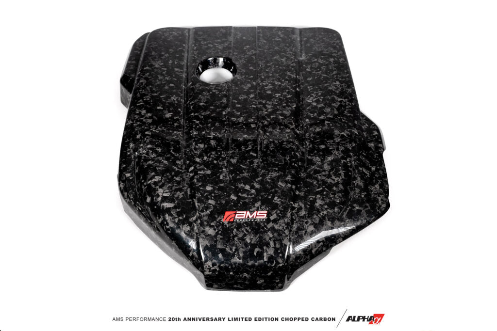 AMS Performance 2020+ Toyota GR Supra Chopped Carbon Fiber Engine Cover - 20th Anniversary