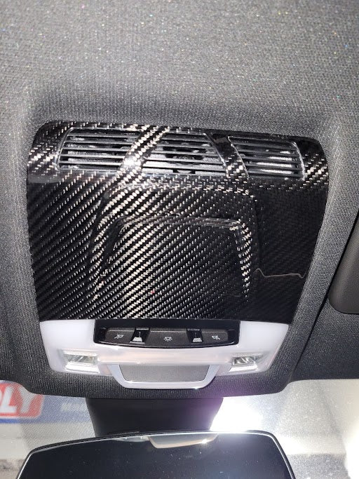 EPR Gloss Carbon Fiber Reading Lamp Trim Cover for Toyota A90 Supra United Speed Racing