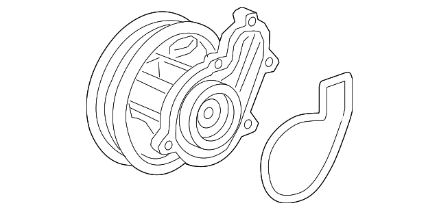 Honda OEM Water Pump for 2017+ Honda Civic Type R FK8