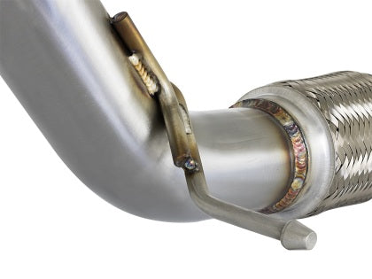 aFe Power Elite Twisted Steel 2.5in Rear Down-Pipe Mid-Pipe 16-17