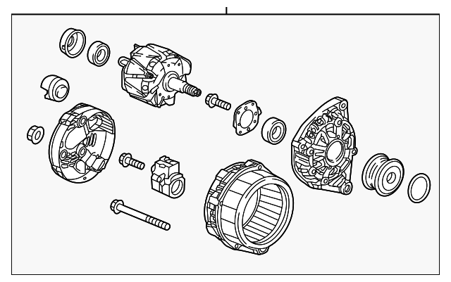 Honda OEM Alternator Assembly (Denso) - 2017+ Civic Type R