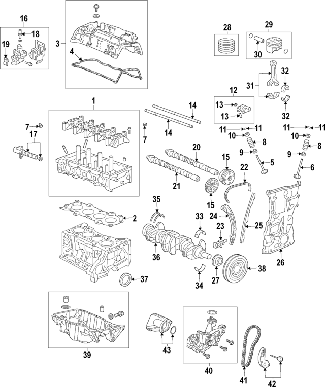 Honda OEM Spool Valve Assembly For 2017+ Honda Civic Type R