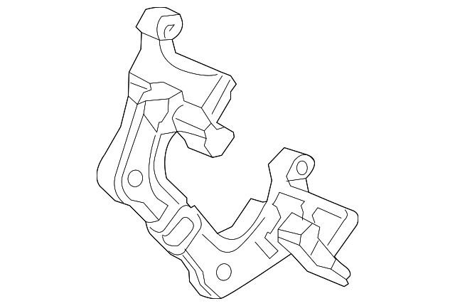 Honda OEM Brake Caliper Anchor for 2017+ Honda Civic Type R FK8