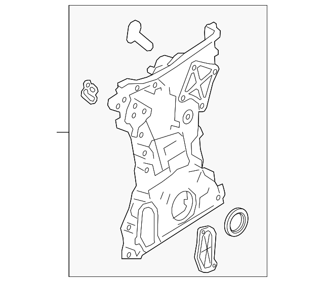 Honda OEM Case Assembly, Chain - 2017+ Civic Type R