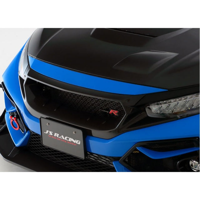 シビックタイプR fk8 j's Recing スポーツグリル J's Racing Front Sports Grill (Carbon) - Honda Civic Type R FK8 17