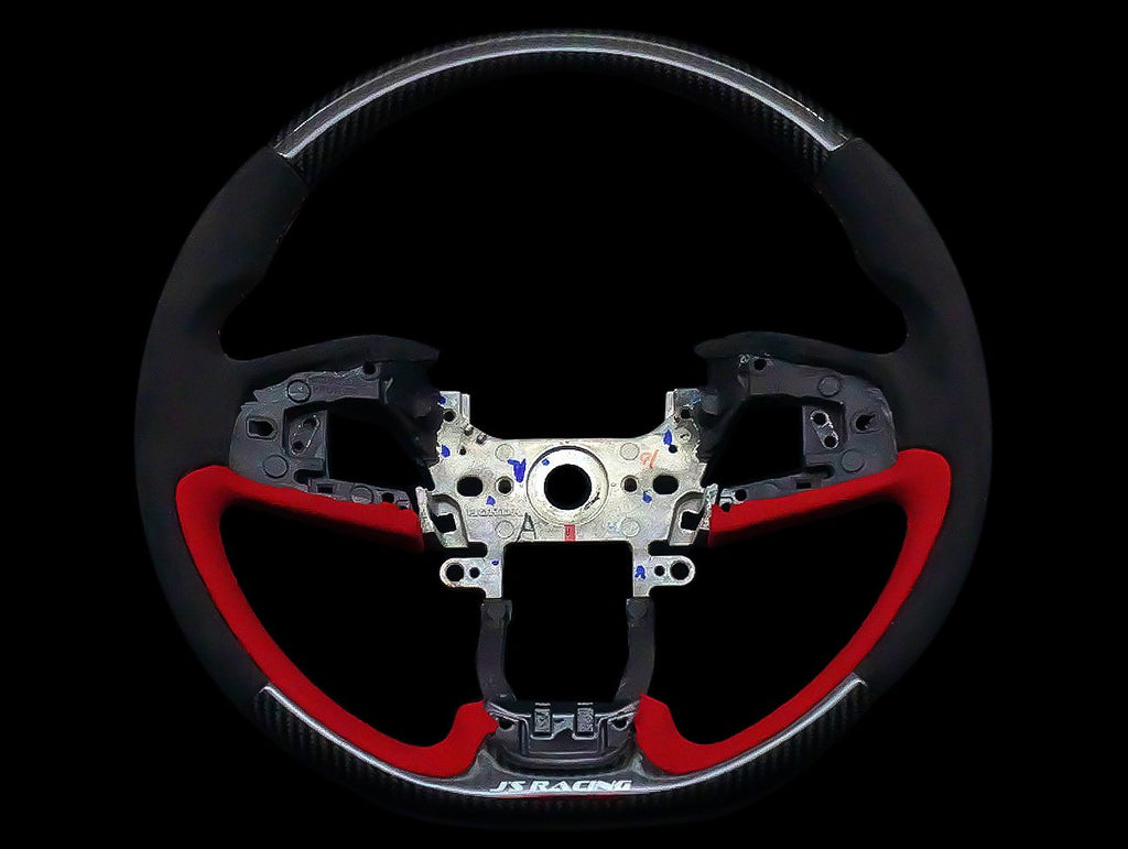 J's Racing Sport Steering Wheel Alcantara - 2017+ Civic Type R (FK8)