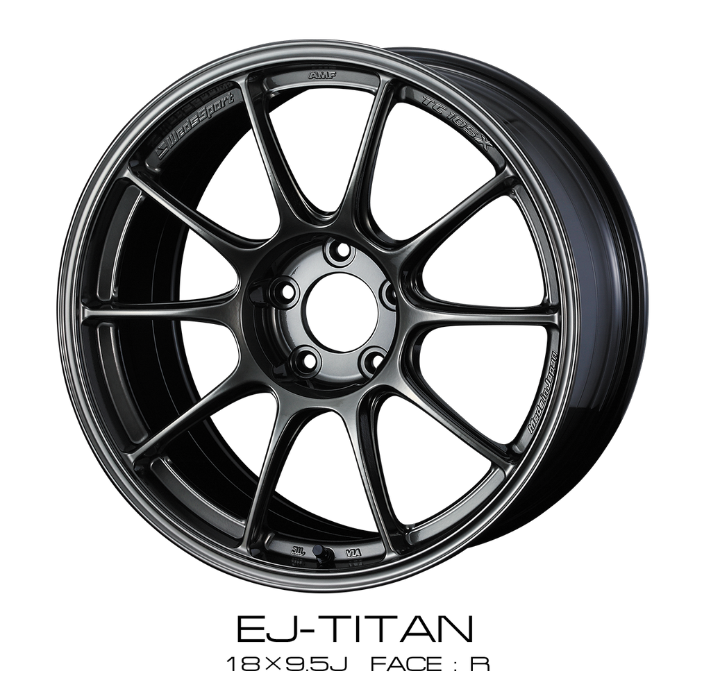 WedsSport TC105X Wheel Set - 18x9.5 / 5x114.3 / +25 R-Face - GR Corolla