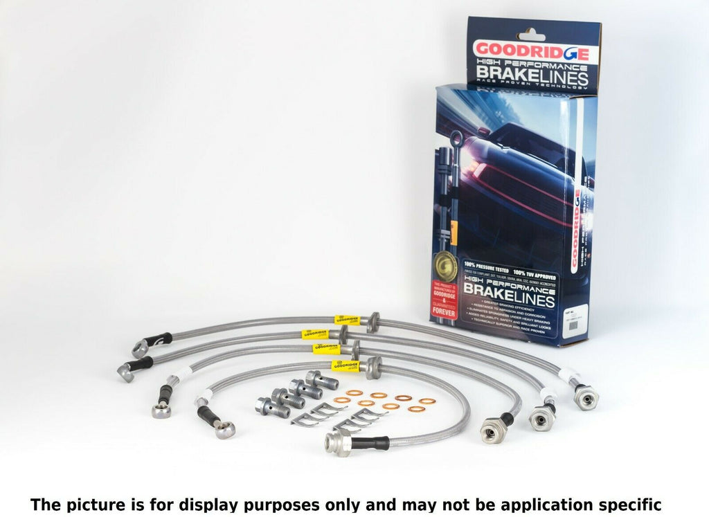 Goodridge A90 Supra Stainless Steel Brake Line Set - 2020+ Toyota GR Supra