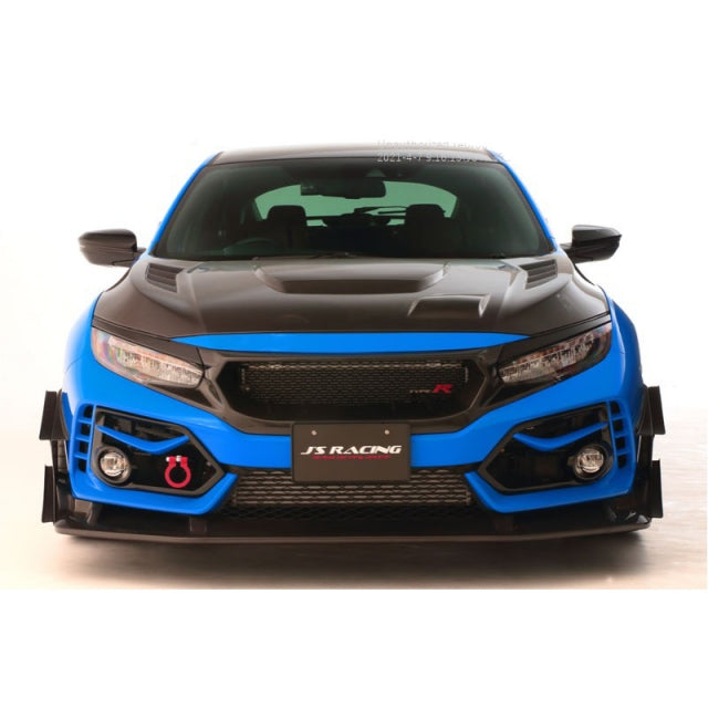 J's Racing Optional Twin Canard for Type S Front Spoiler Honda Civic