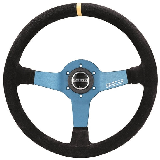 Sparco Steering Wheel Monza L550 Suede Black and Blue