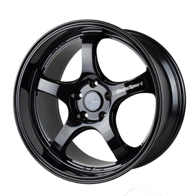 WedsSport RN-05M Gloss Black 18 x 9.5 +36 5x120 Wheel Set - Civic